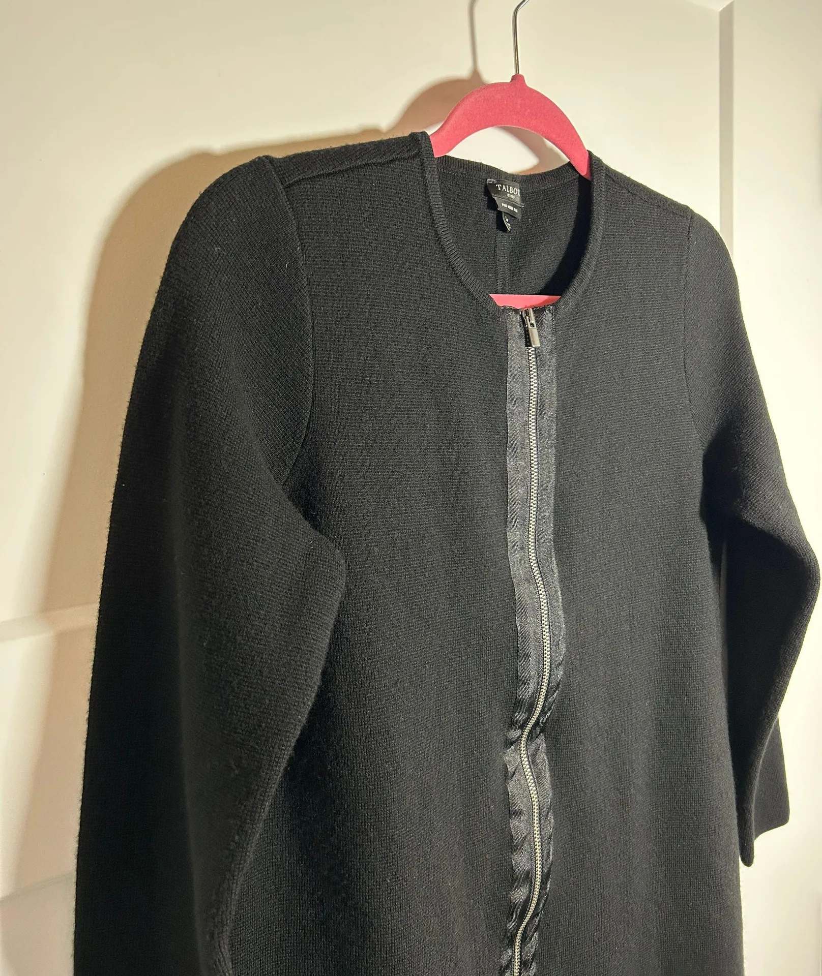 Petite large merino wool sweater dress - - Image 2