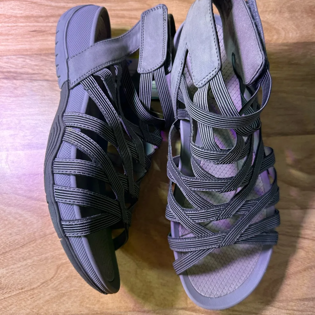 Baretraps  Taupe Suede Sandals - Image 8