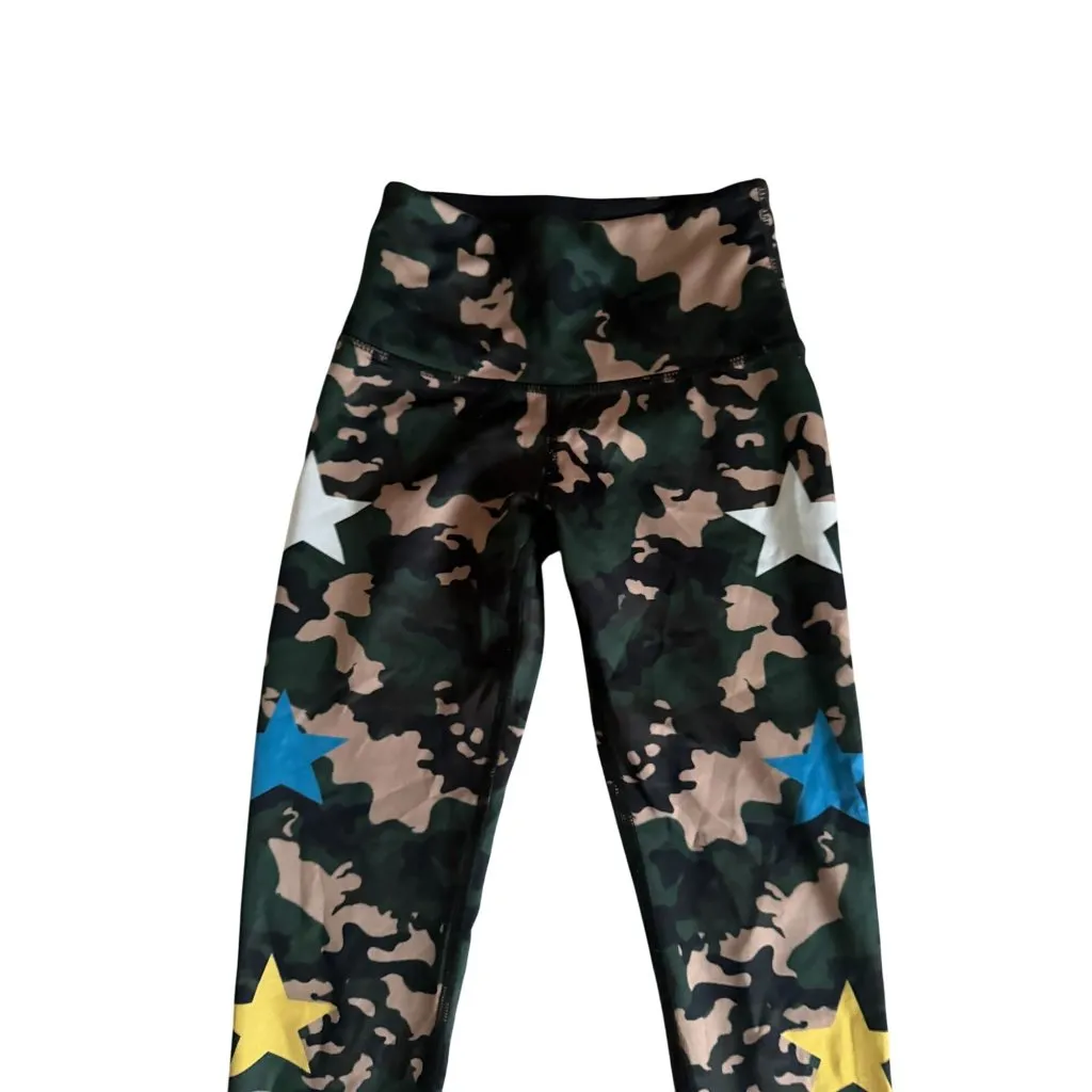 NOLI Women's Camo Multicolor Star Print Tights Leggings Size XS - Image 5