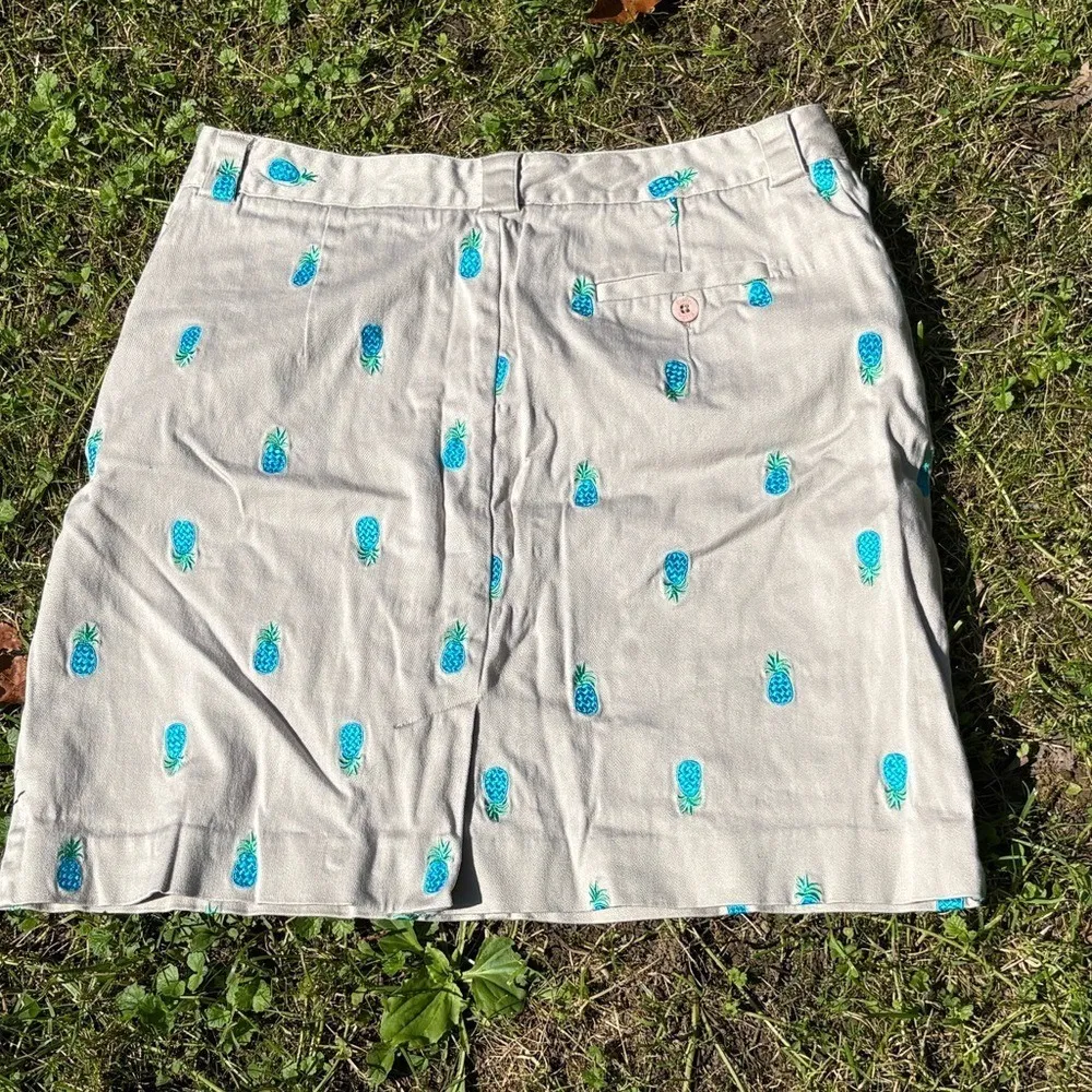 Lilly Pulitzer Pineapple Print Skirt Golf Preppy Chic Resort‎ Wear - Image 4