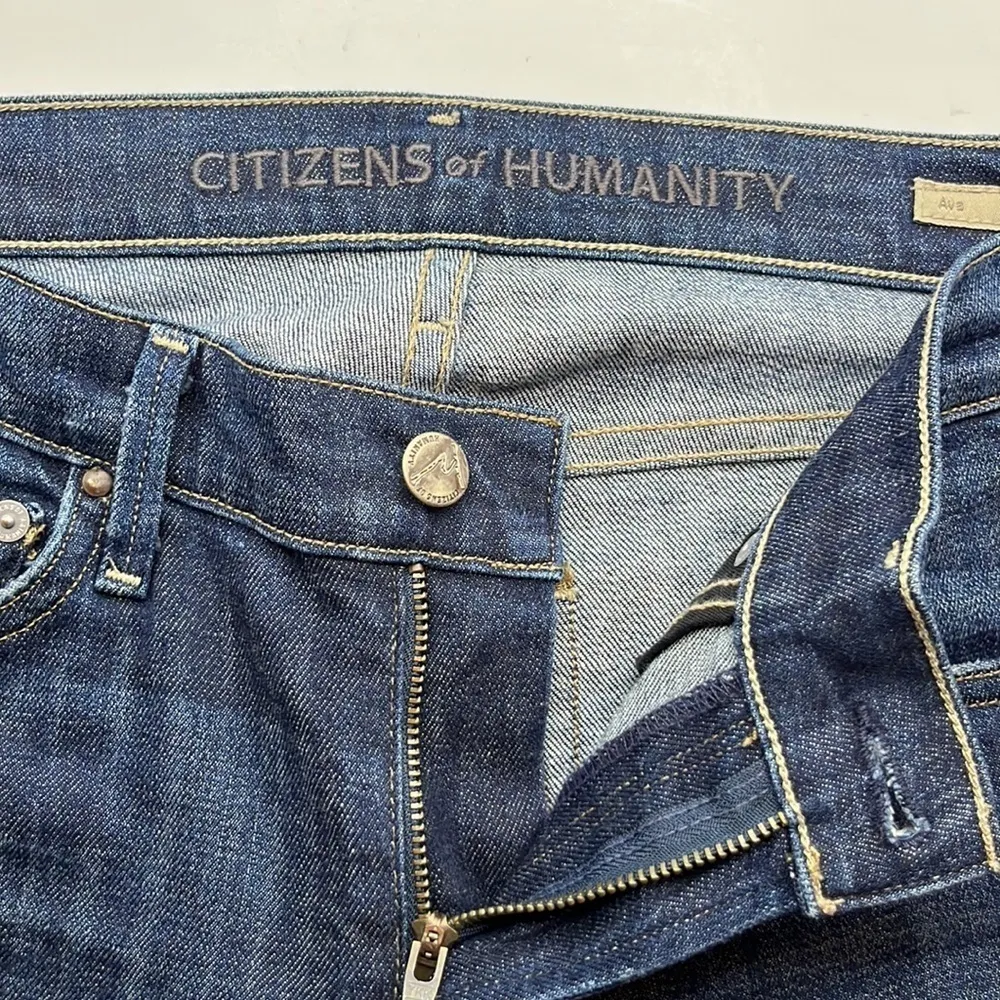 Citizens Of Humanity Ava Low Rise Straight Leg Size 26 - Image 16