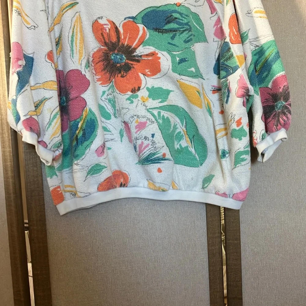 Variations splashy vintage top large White - Image 3