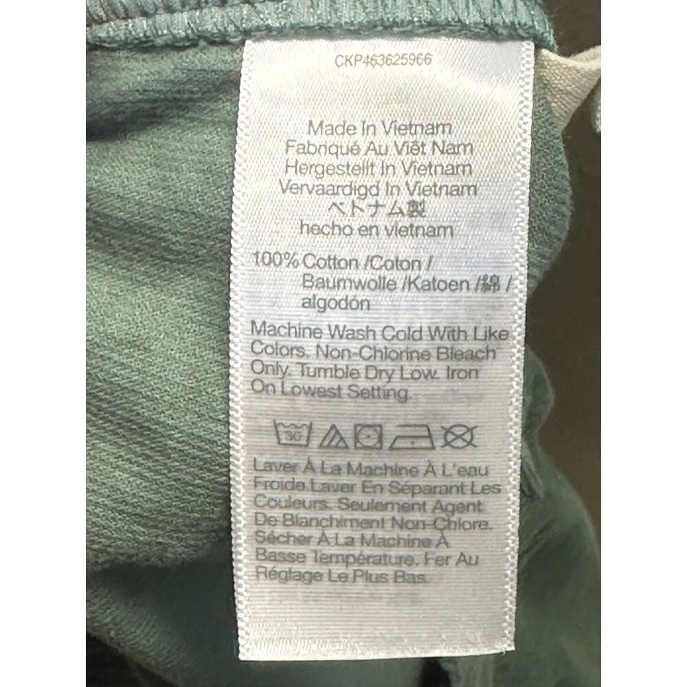 Madewell  Women's Size M Green Corduroy Casual Pants NWOT - Image 6