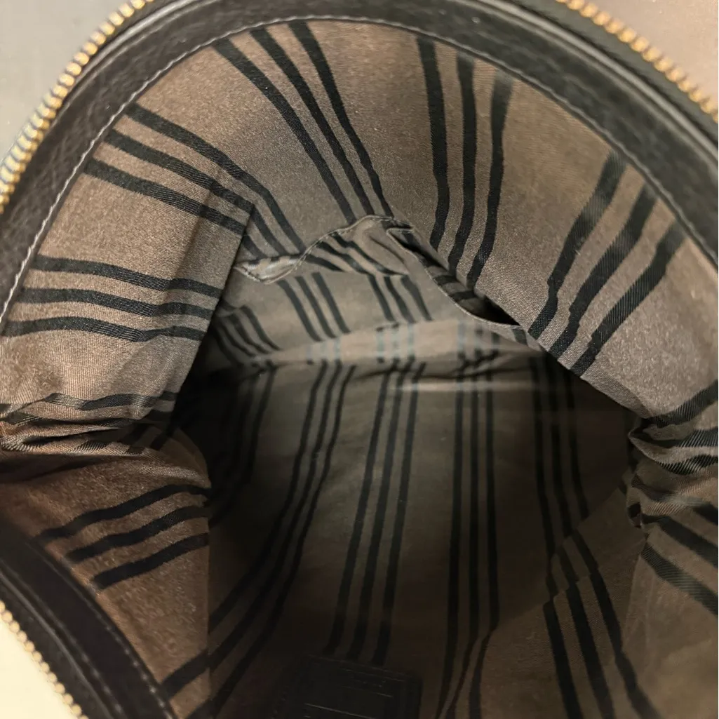 Frye black leather crossbody clutch bag - Image 5