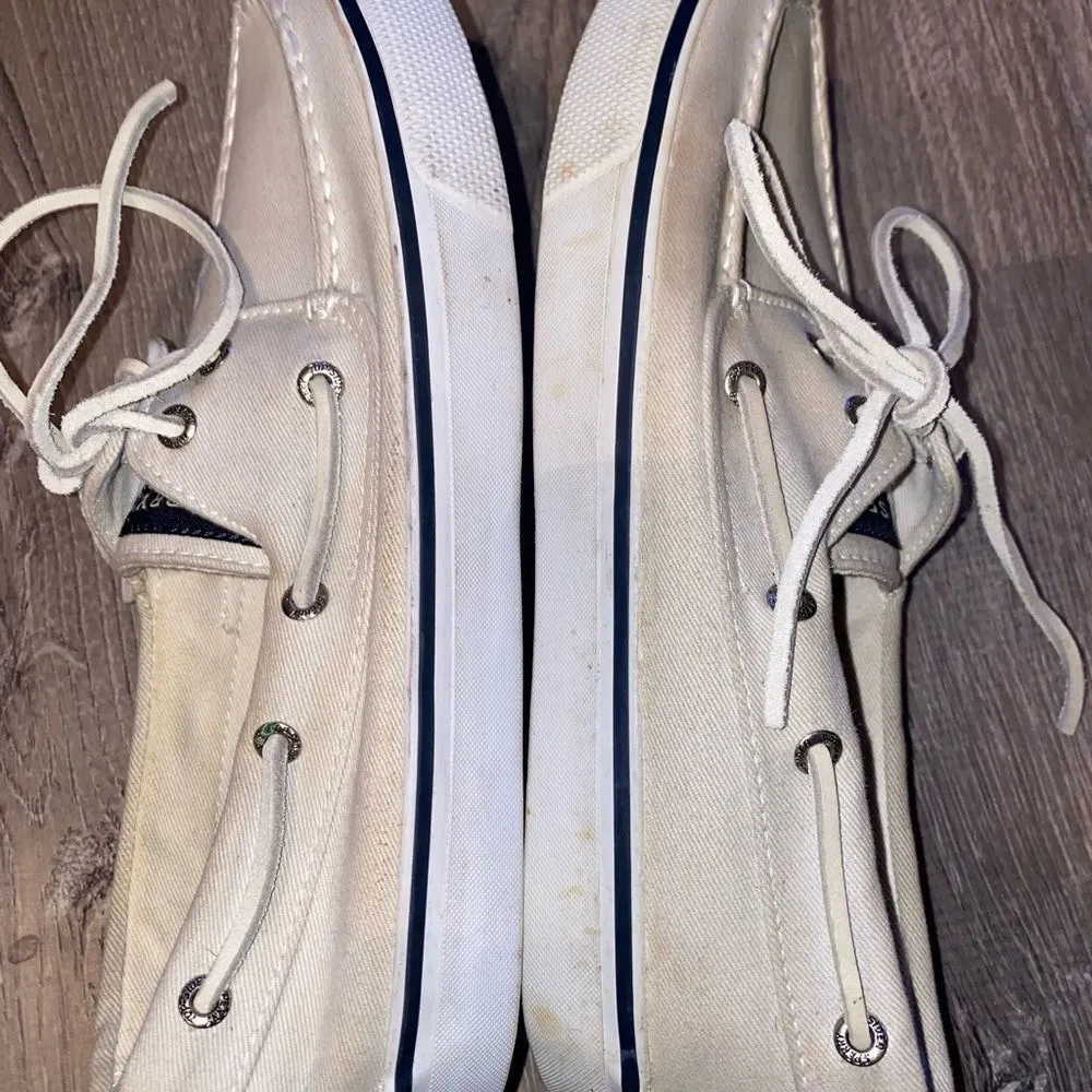 Sperry's Top Siders casual Canvas Boat Shoes Women’s Size 7 - Image 4