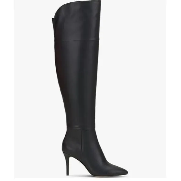 Jessica Simpson Adysen Zipper Pointed Toe Over-The-Knee Boots 9.5 Black NEW - Image 3
