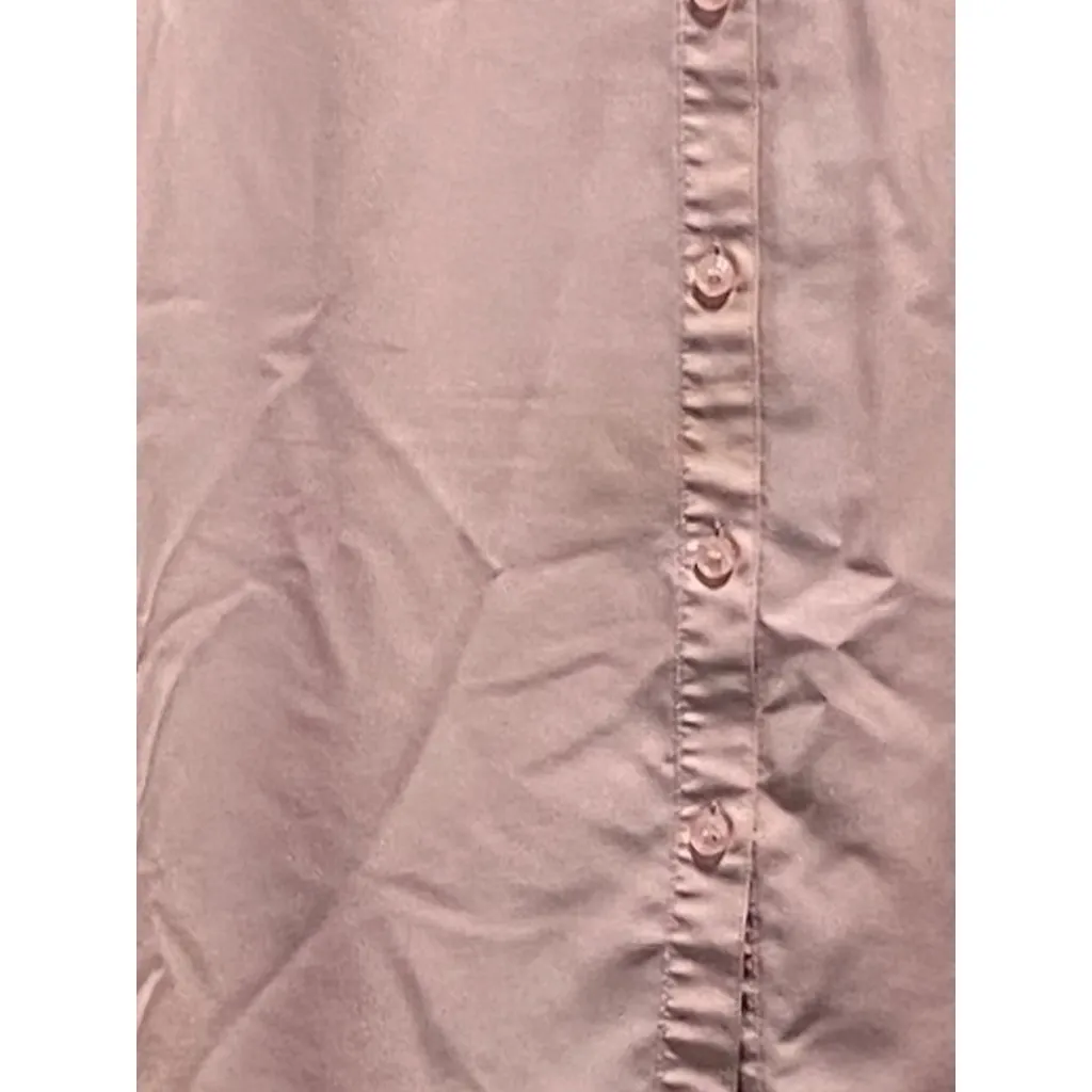 Notations  Button Down Blouse Pink Size 2X Y2K - Image 5