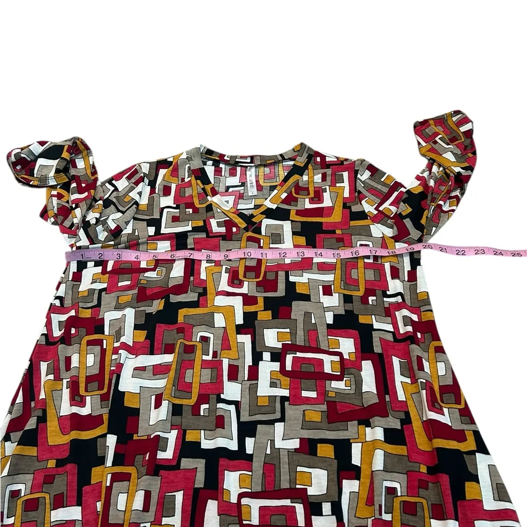 DEAR SCARLETT geometric Lizzy top - Image 3