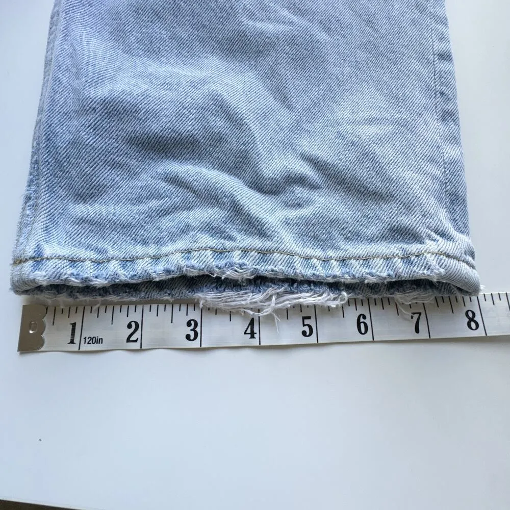 Agolde 90s Loose Distressed Jeans Womens size 28 - Image 15