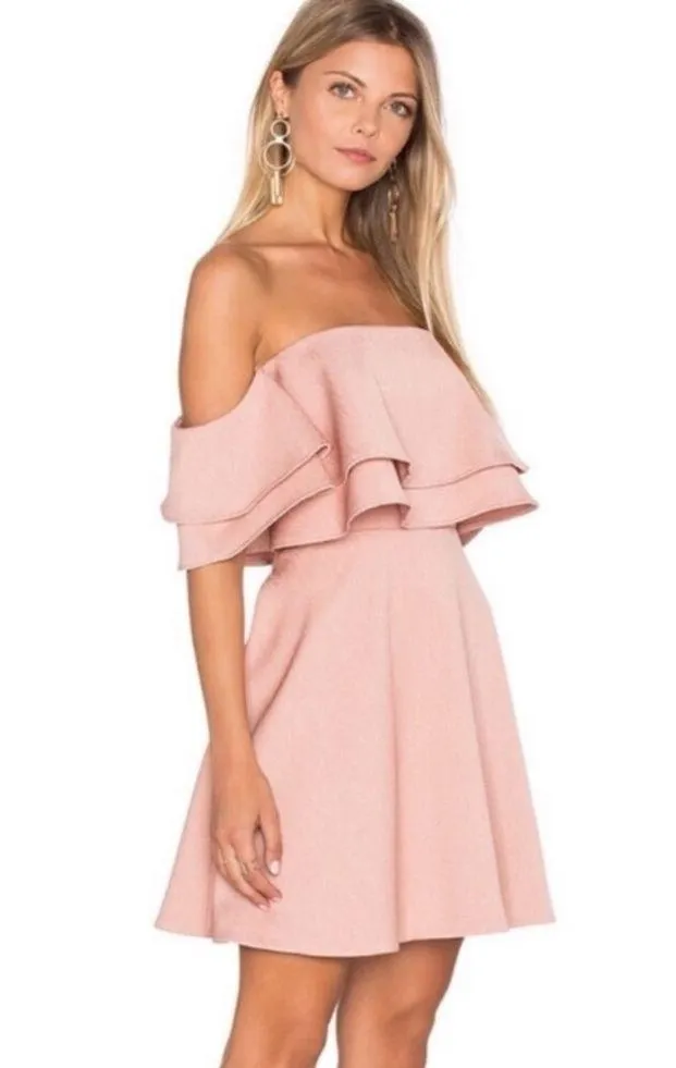 KEEPSAKE THE LABEL Serenity Mini Dress Pink - Image 2