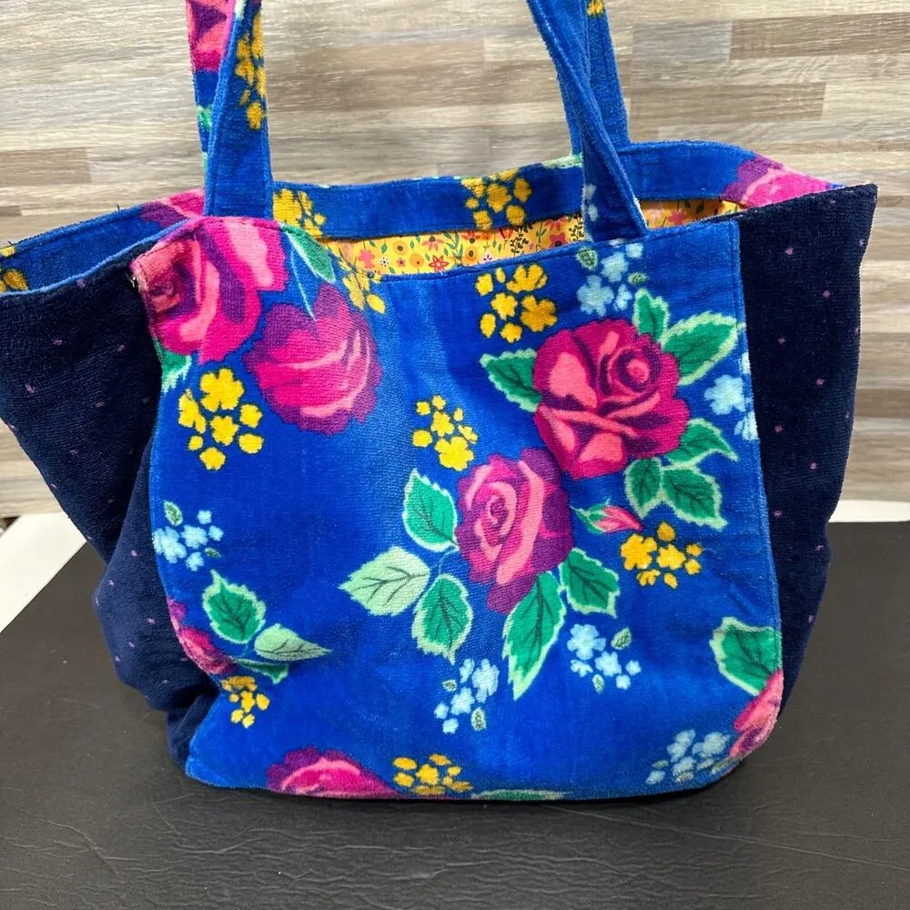 Matilda Jane Sweet Sunshine Tote Bag Flower Floral Terry Cloth Shoulder Purse - Image 12
