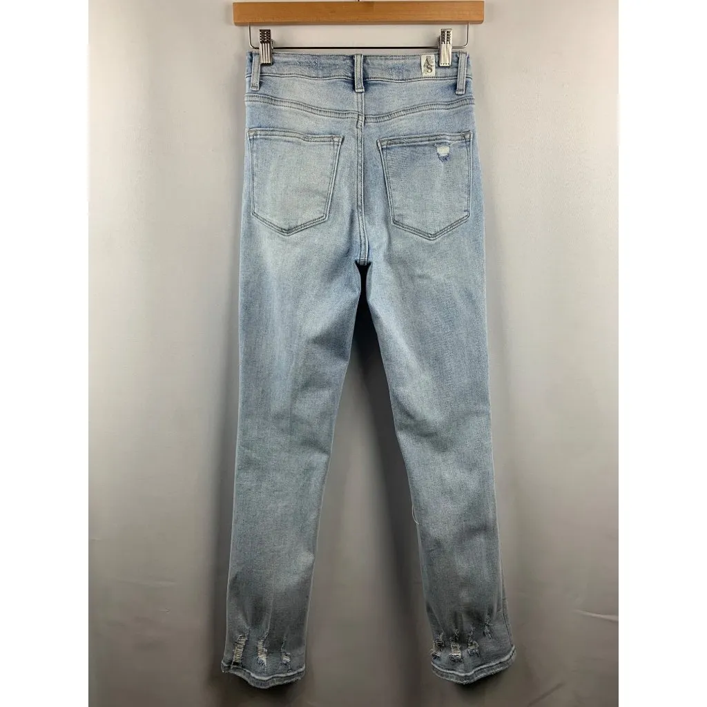 Women's Altar State Blue Ripped Jeans Size 25 - Image 2