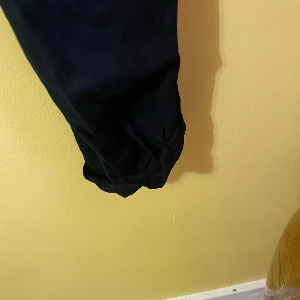 Roxy Black Joggers with White Drawstring - Image 6