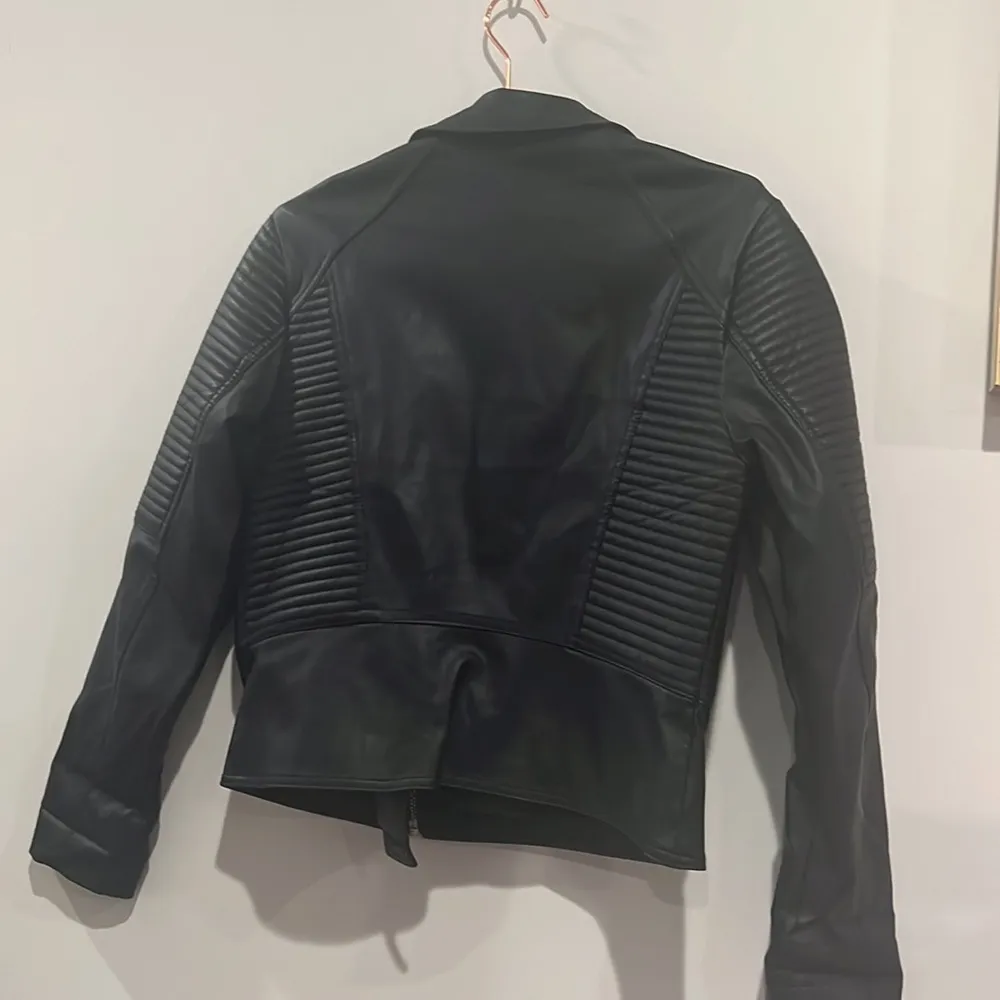 Max Studio Motorcycle Jacket with Silver Accents - Image 7