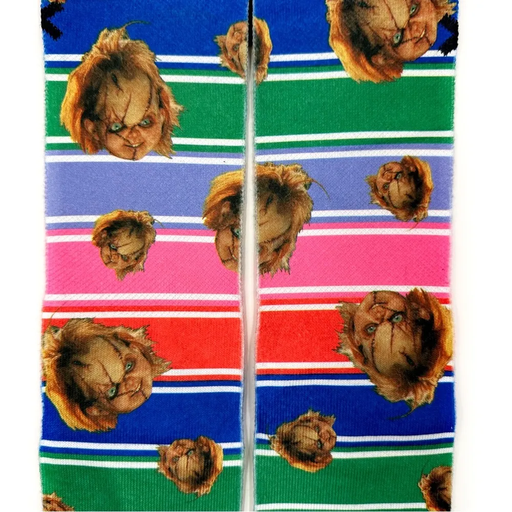 Odd Sox Chucky Child’s Play Crew Socks Mens Womens 80s Horror Movie Novelty Gift - Image 4