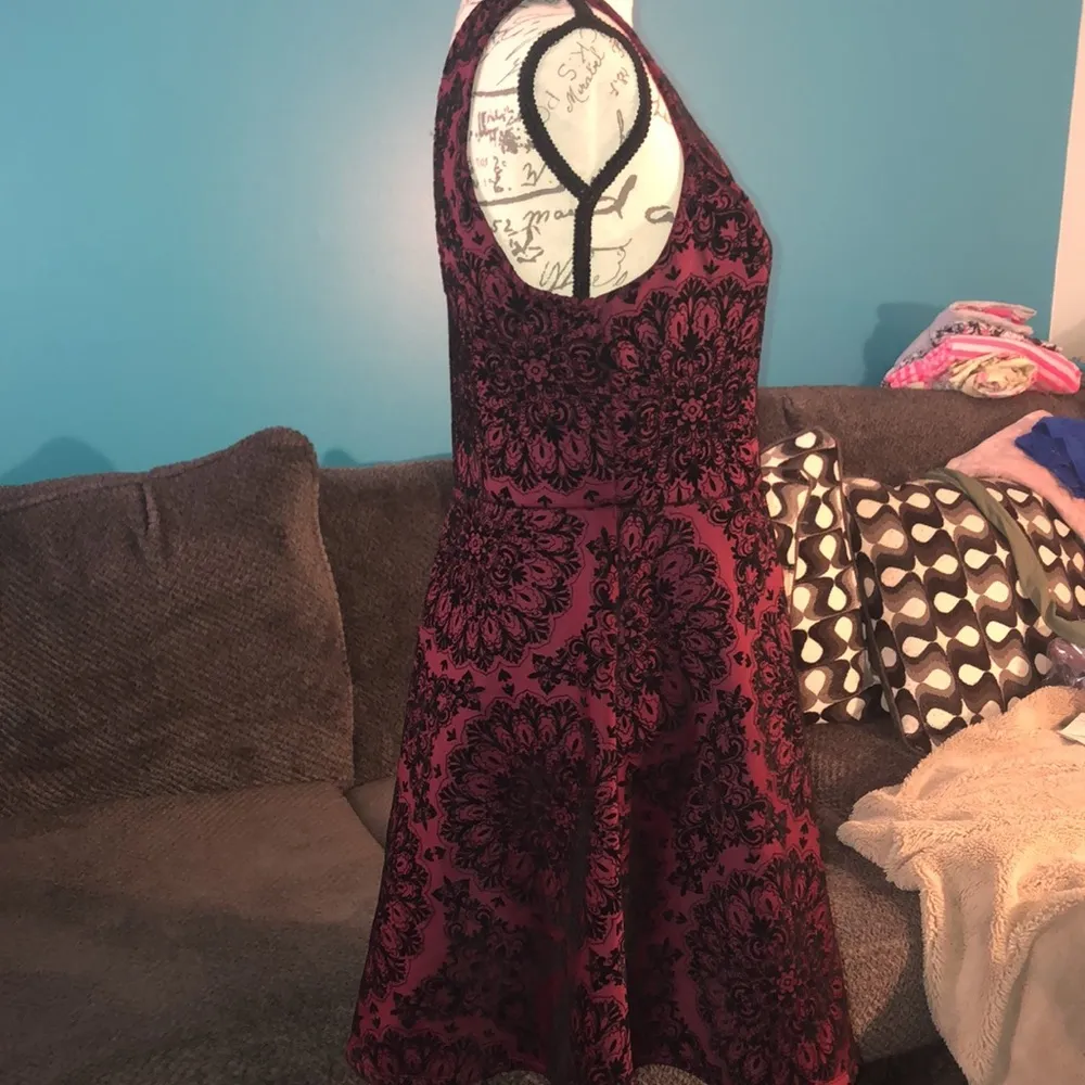 Bailey Blue Sleeveless A-Line Dress, XL - Image 4