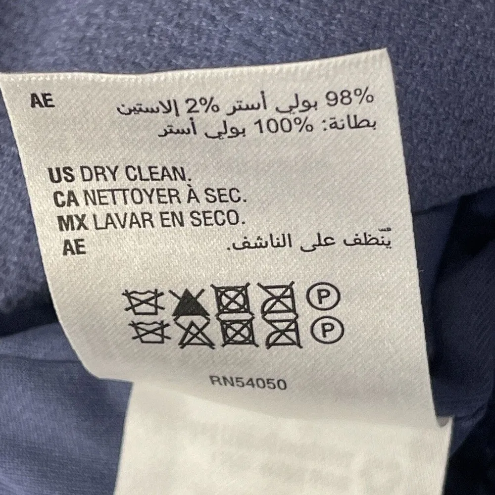 Bar III XX-Small Jumpsuit Spaghetti Strap V-Neck Elastic Waist Wide-Leg Blue New - Image 7