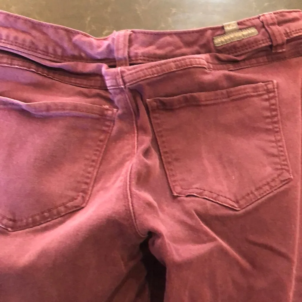 LC Lauren Conrad‎ plum burgundy stretch skinny jean - Image 3