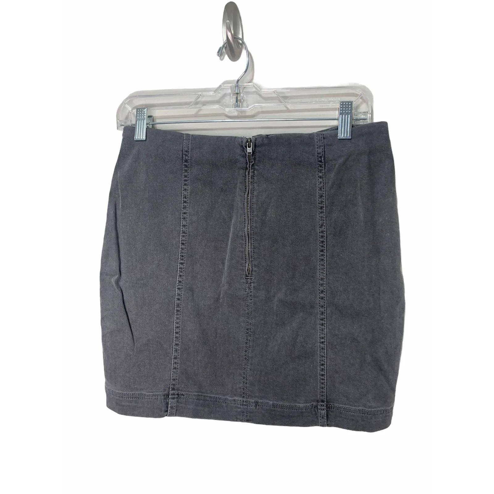 Free people black Modern Femme‎ Denim Skirt size 10 - Image 4