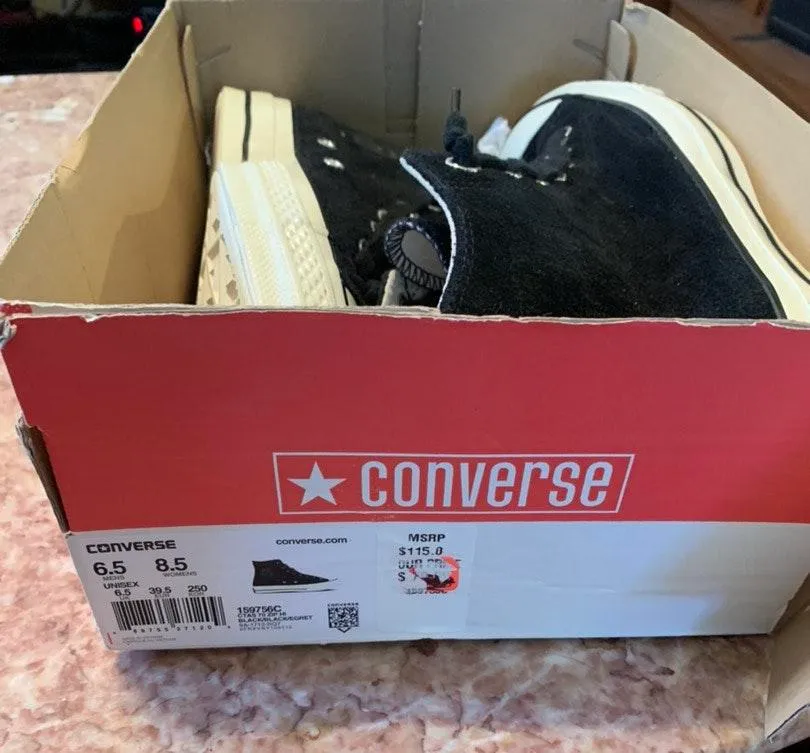 Converse Black Hi-Tops - Image 3