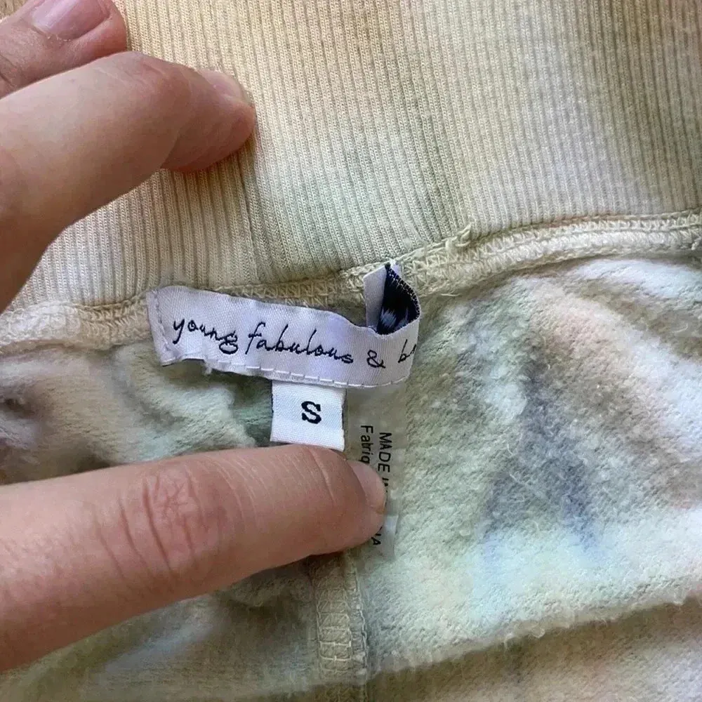 Young Fabulous & Broke Tie Dye Jogger Pants Sz S - Image 5