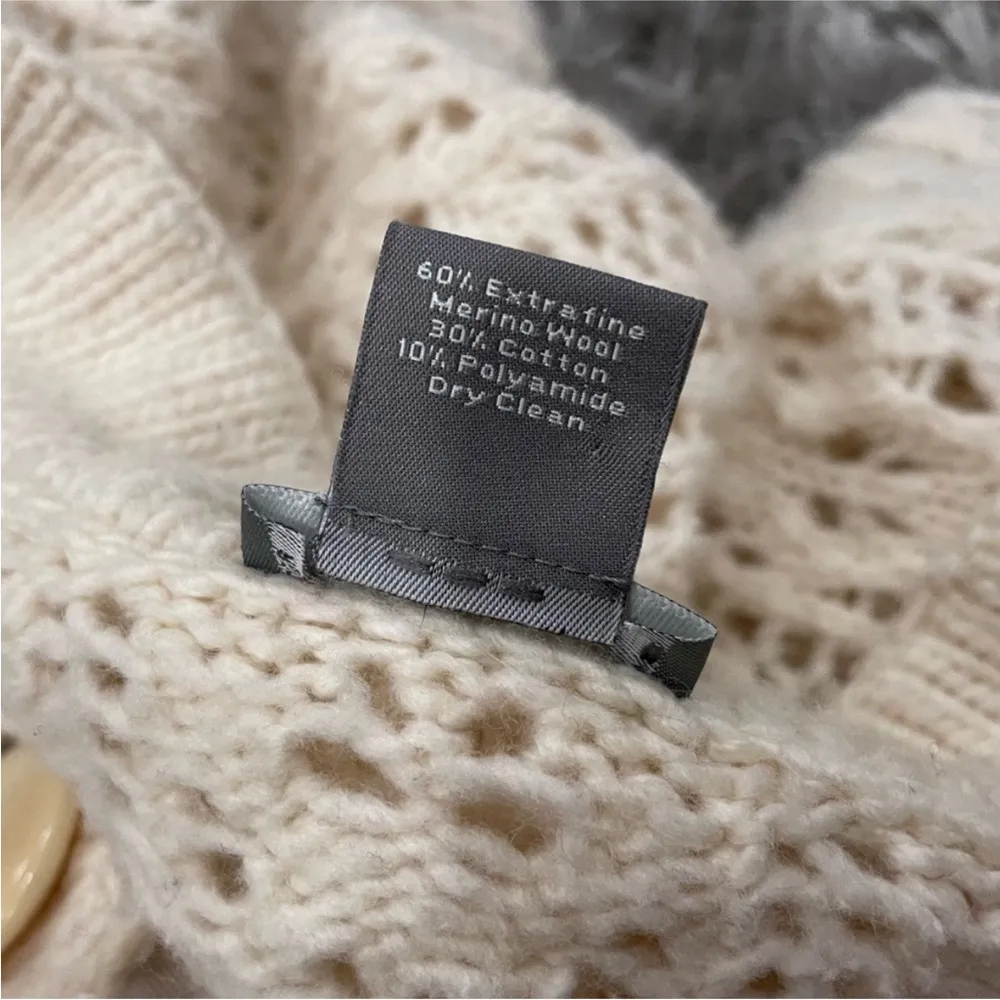 Ann Taylor Cream Knit Cardigan - Image 7