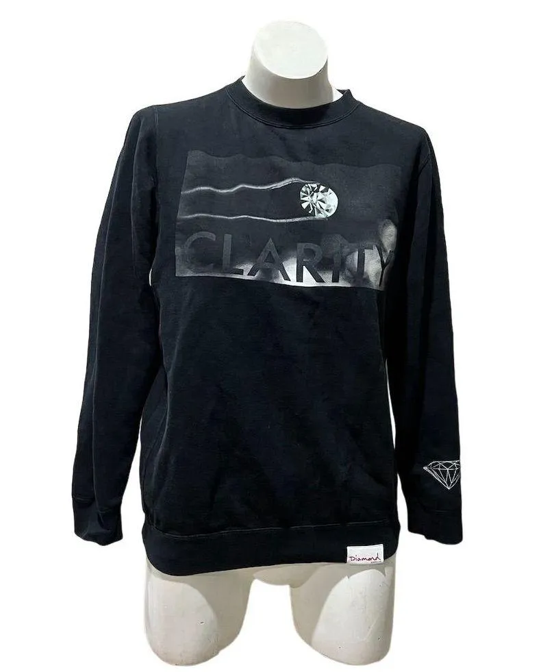 Diamond Supply Co Women's Graphic Pullover Sweater Black Size S - Image 2
