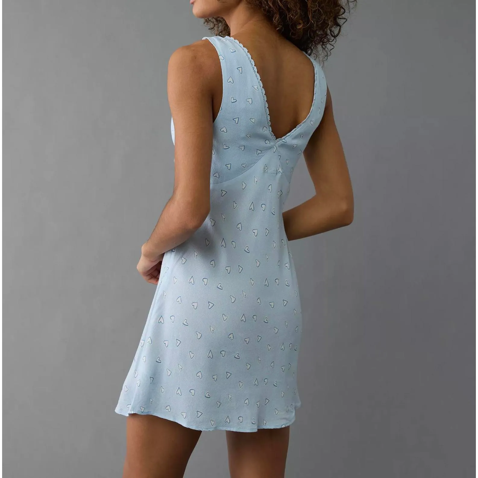 AE V-Neck Mini Slip Dress American Eagle NWT Medium - Image 5