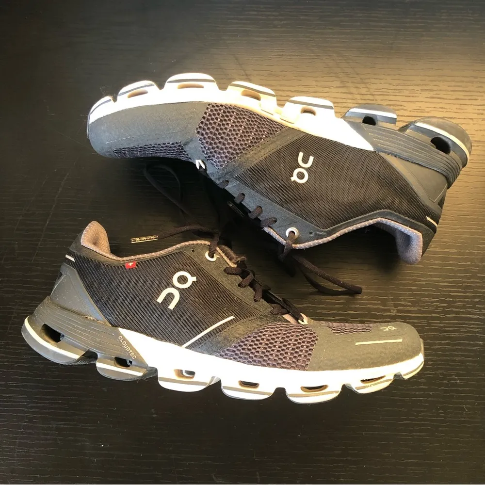 Women’s On Cloud Running Sneakers Athletic Shoes Black Grey White EU 40.5 US 9 - Image 8