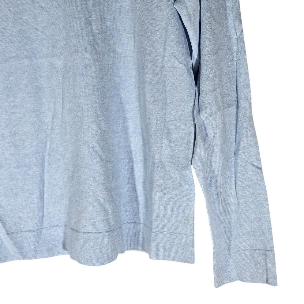 J. Crew Factory Cotton‎ Teddie sweater L NWT Blue Size L - Image 9