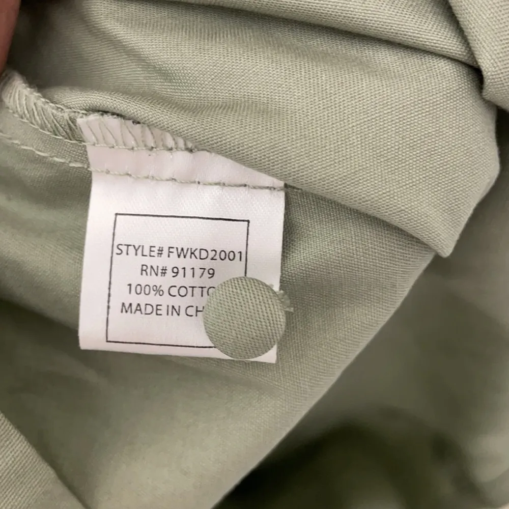 KIUP Mini Dress Peter Pan Collar Large Green - Image 7