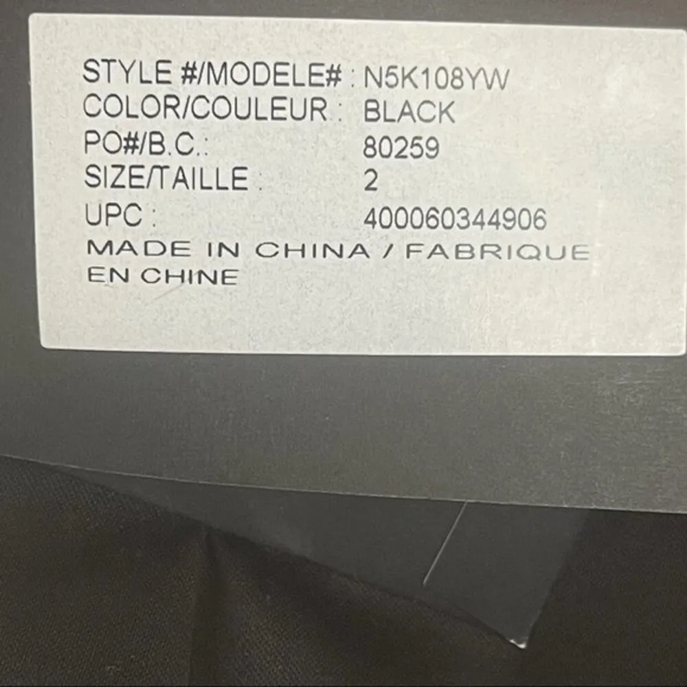 Armani Exchange Textured Stripe Blazer Black Size 2 - Image 8