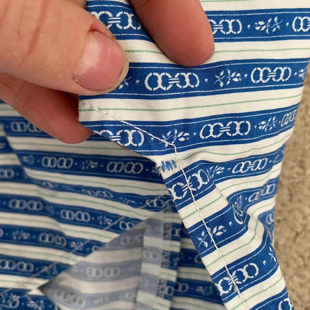 Tory Burch Gemini Link puff sleeve button front blouse - Image 4