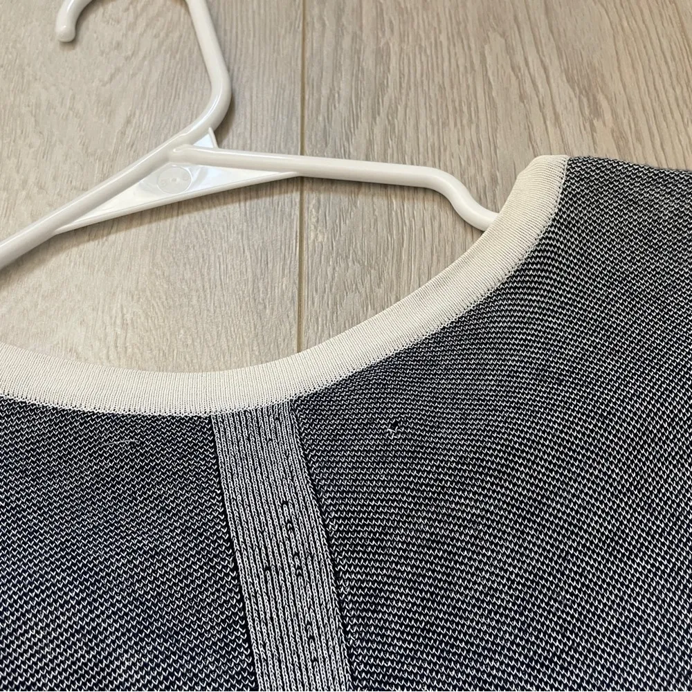 Rag & Bone Sweater letter r womens Heather Blue (medium) classic minimalist chic - Image 6