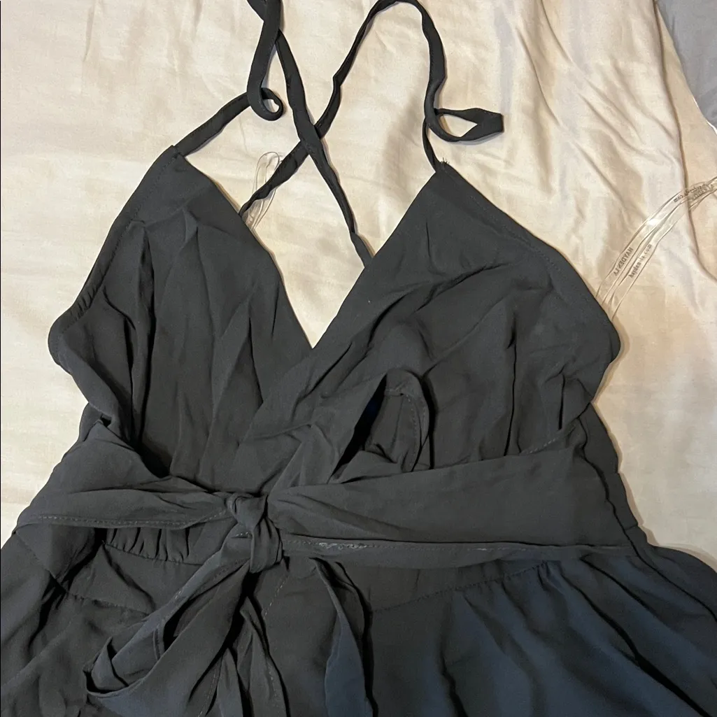 Hayden Black Layered romper - Image 4