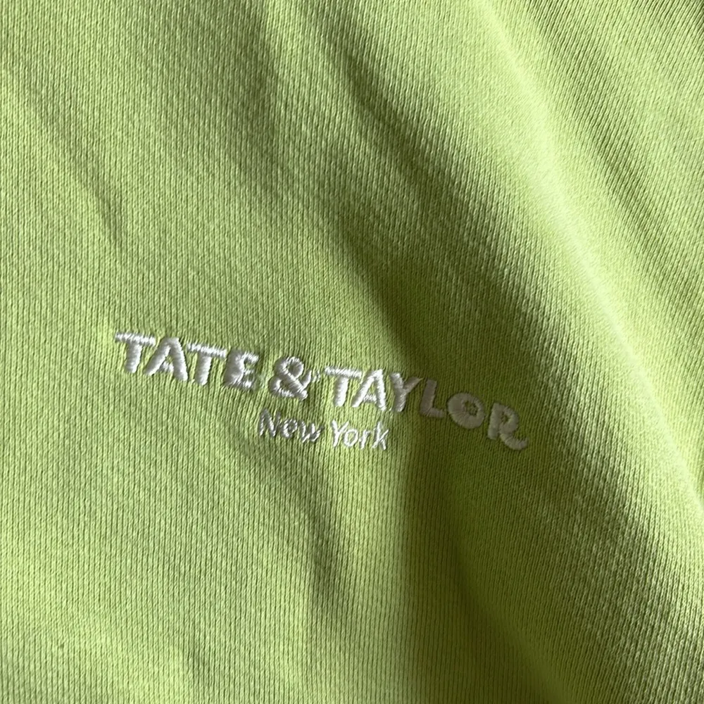 Tate and Taylor f#ck cancer hoodie Green - Image 3