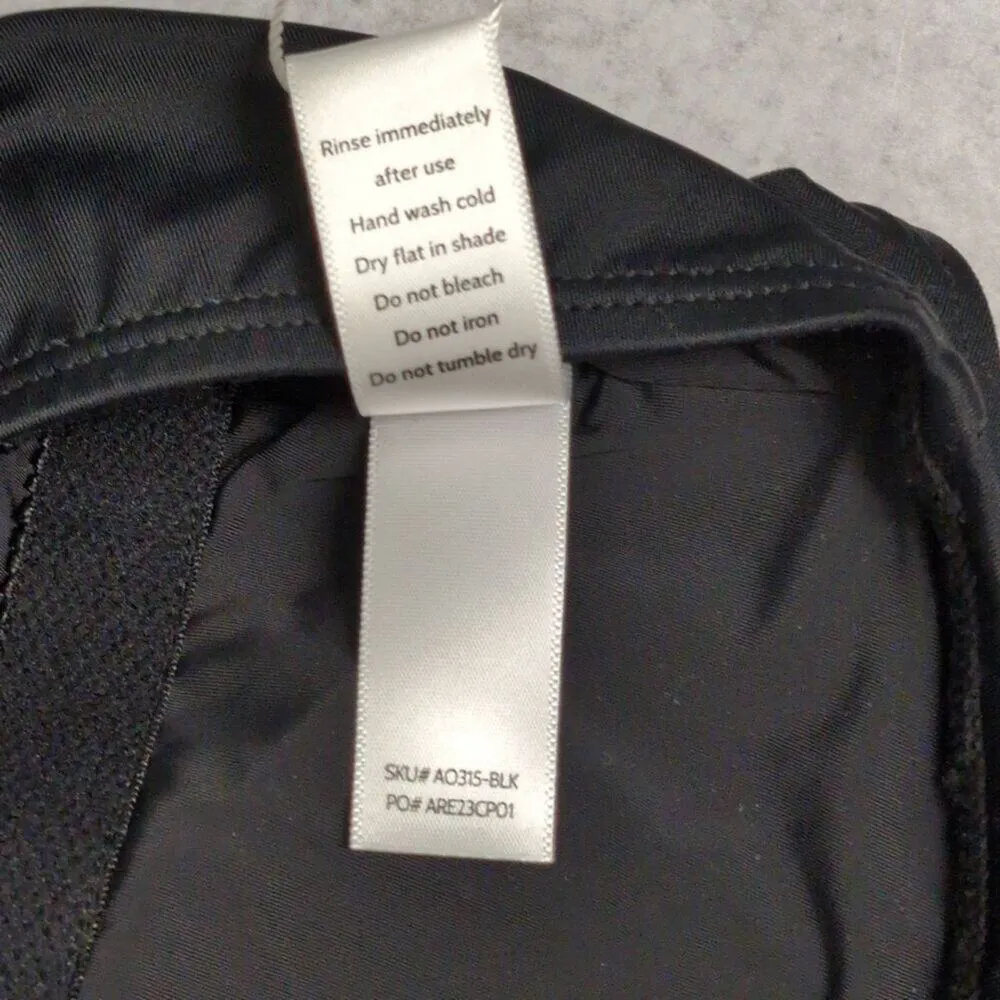 NWT Andie Black Nantucket One Shoulder One Piece Swimsuit Size M - Image 6