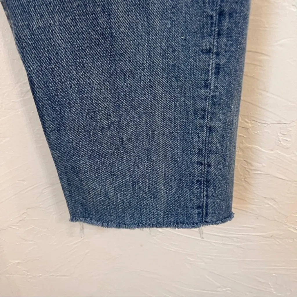 NWOT Re/Doke 70s Stove Pipe High Rise straight crop jeans size 25 - Image 4
