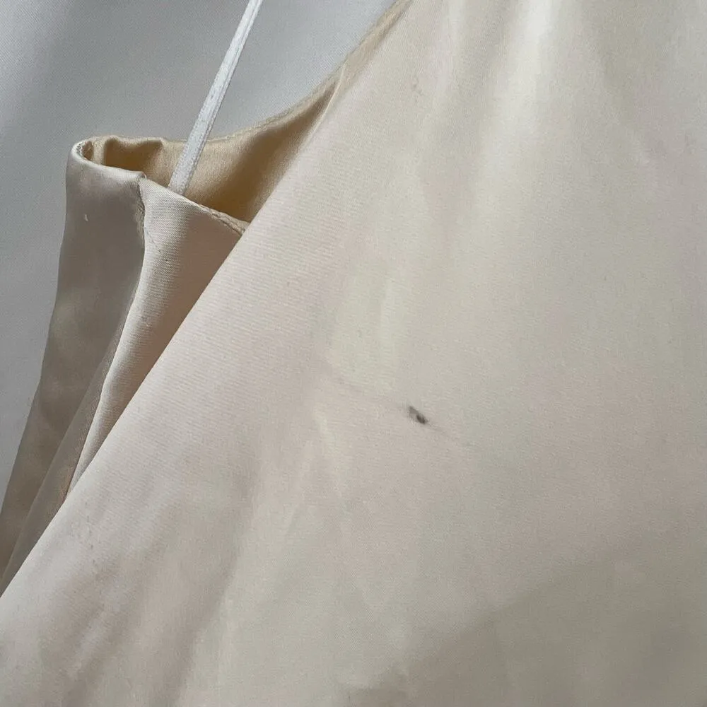 Obando Collective Wide Leg Jumpsuit with Cape Cream Size 4 - Image 8