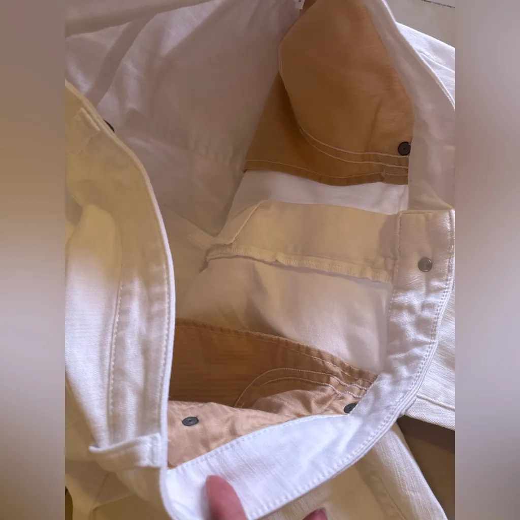 Talbots Women’s 2 Petite Modern   Ankle Jeans Stretch White Pocket Elegant - Image 12