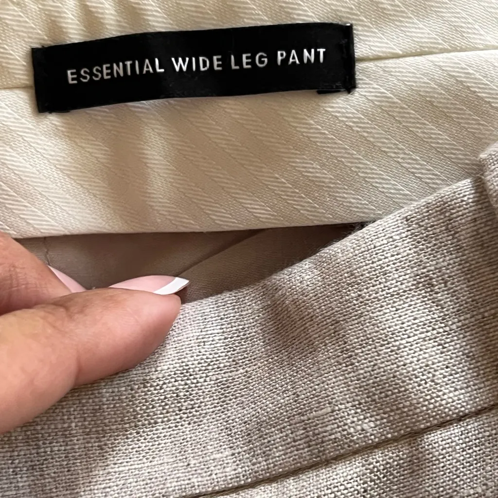 NWT Jcrew Wide-leg Essential pant in linen - Image 11
