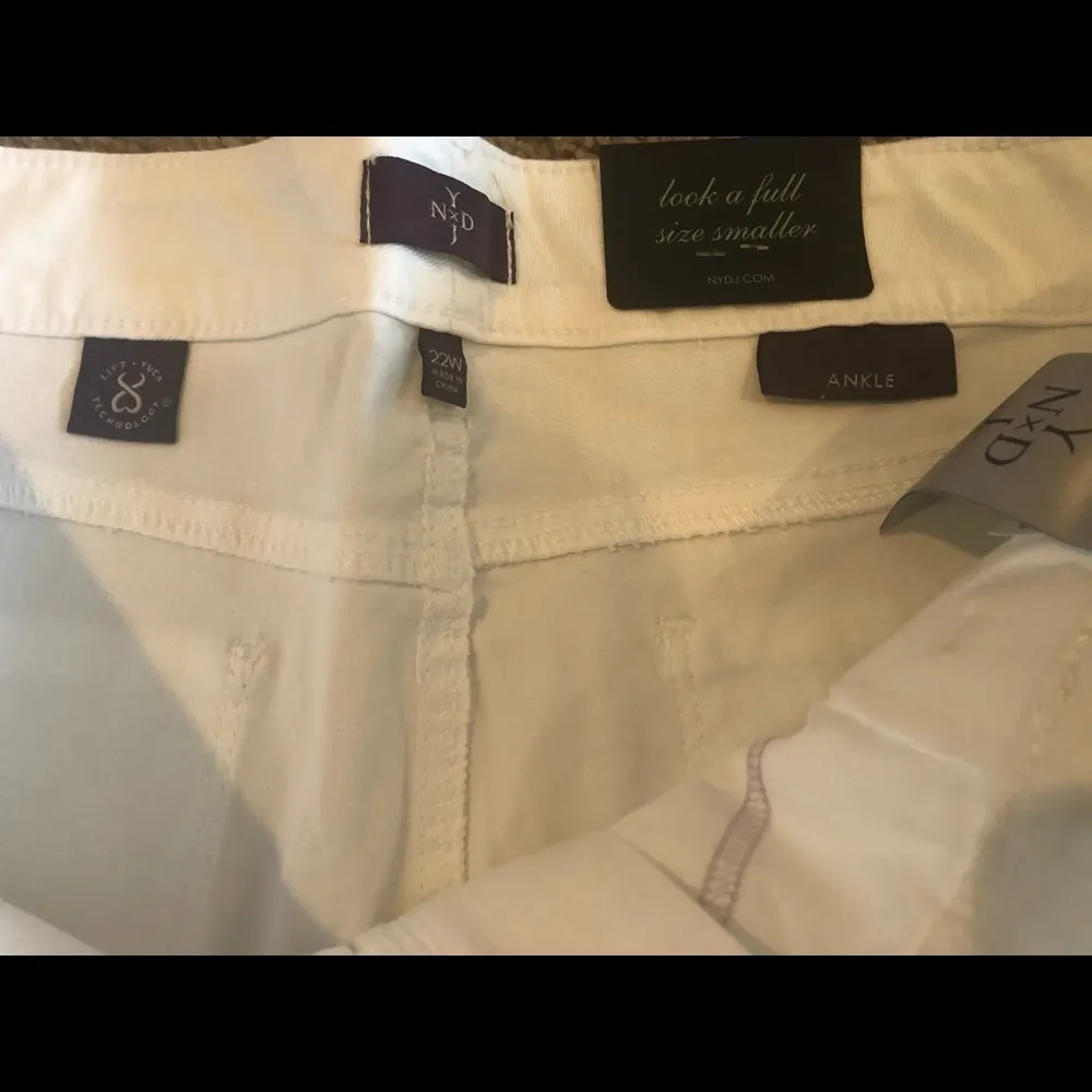 NWT NYDJ Optic White Lift N Tuck Ankle Jean 22W Slimming Stretch Booty Lift Tuck - Image 6