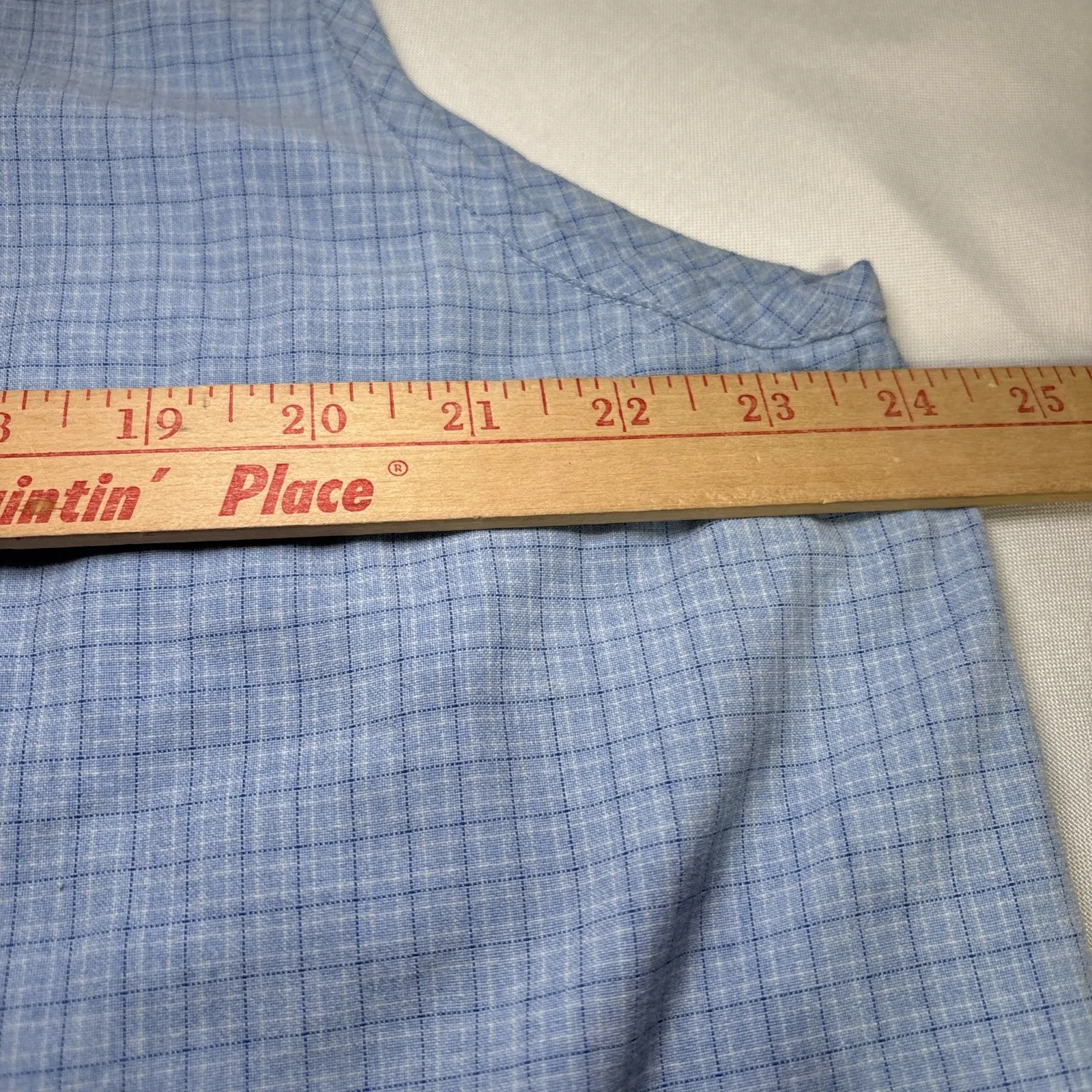 Christopher & Banks Blue Linen Blend Button Down‎ Tank Blouse 20W - Image 6