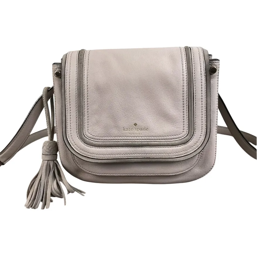 KATE SPADE Rianne/Pratt Street Pebble Grain Leather Crossbody Bag Blush Everyday - Image 3