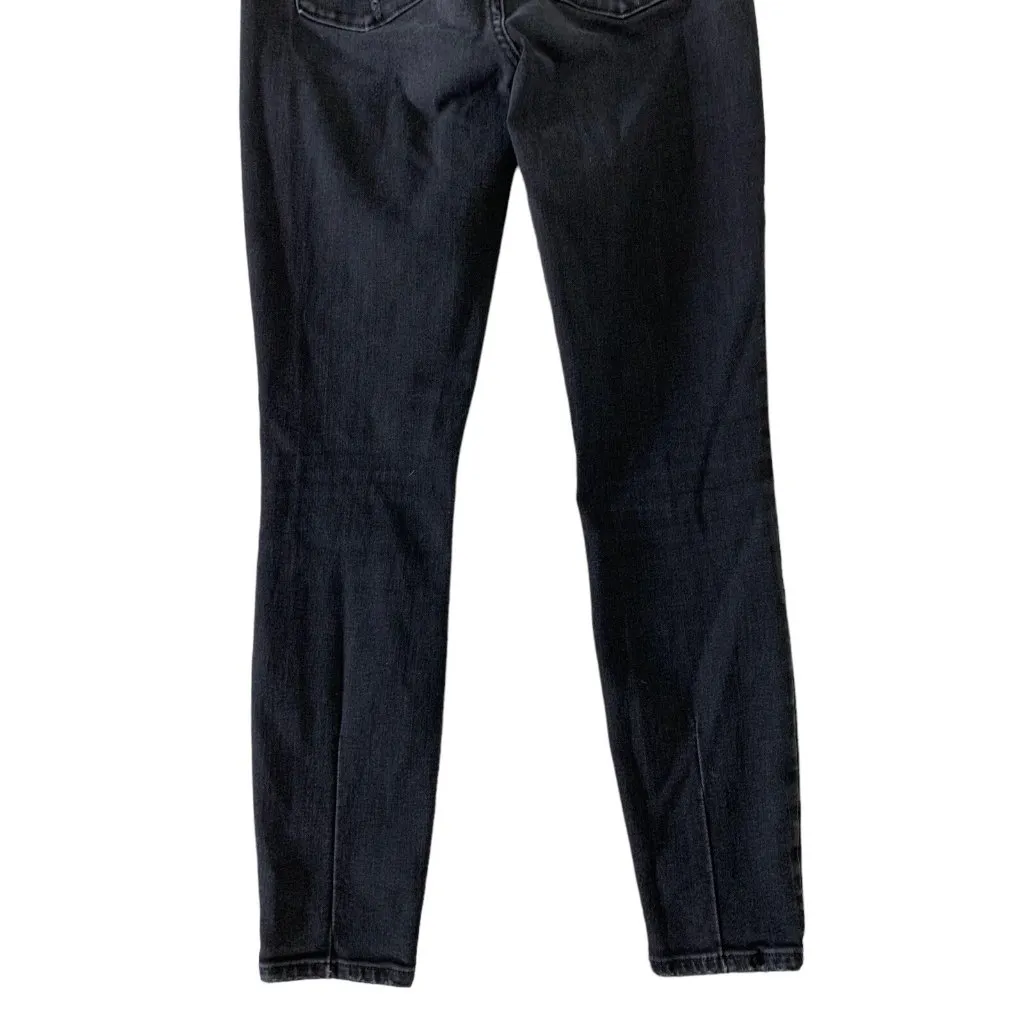 Alice Olivia Womens Jeans 25 Black High Rise Skinny Denim Designer Chic - Image 6