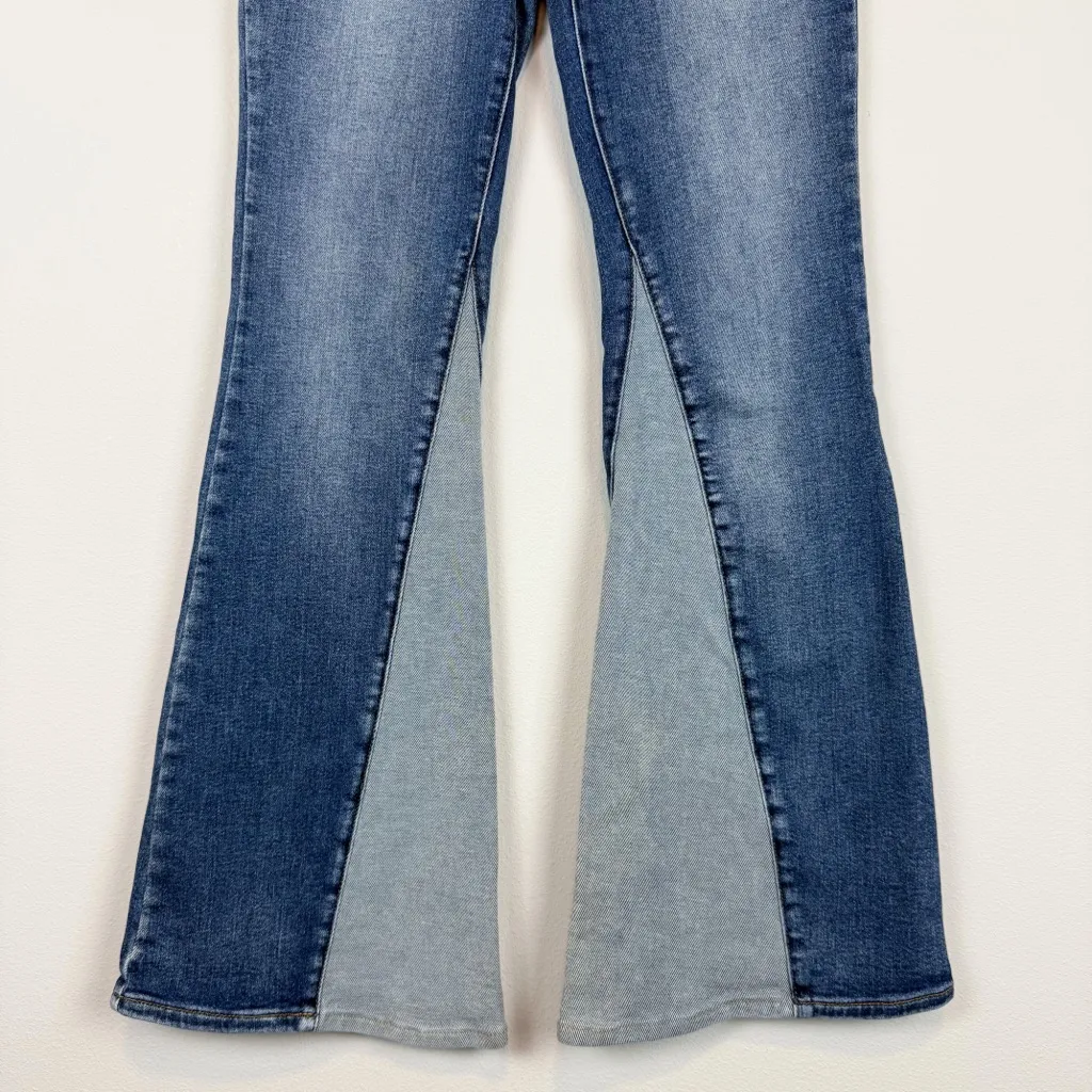 Judy Blue Frankie Two Tone Panel Flare Fit Jeans Size 9/29 - Image 7