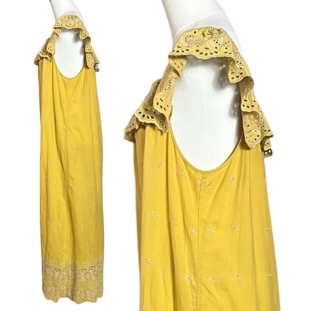 Christy Dawn XL The Mairin Dress in Chamomile Embroider Maxi Ethereal Cottage - Image 11