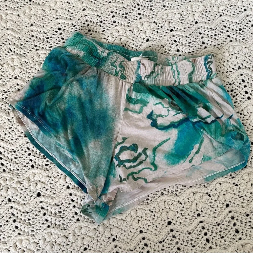 Richer Poorer Sleep Short Watercolor Print Blue/Gray (Small) - Image 2