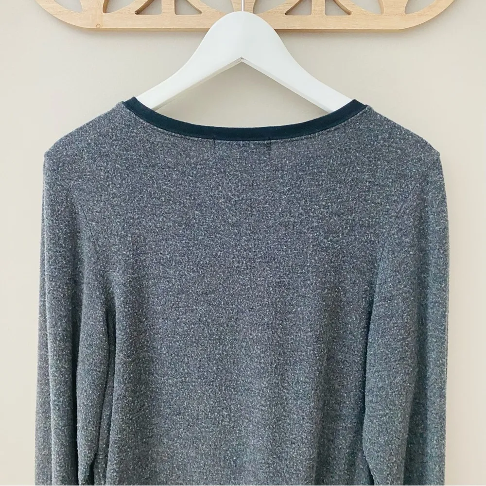 Wildfox Pullover Glitter Heart Sweater Black/White Sz Small - Image 10