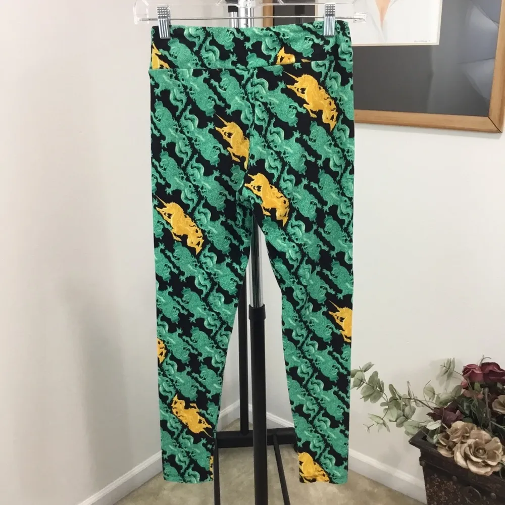 LULAROE ORNATE UNICORN PRINT LEGGINGS - Image 3